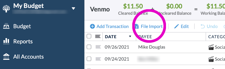 
    Import Your Venmo Transactions into YNAB
